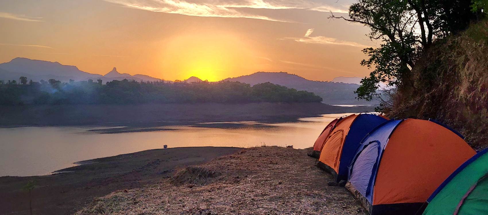 Bhandaradara Lakeide Camping.